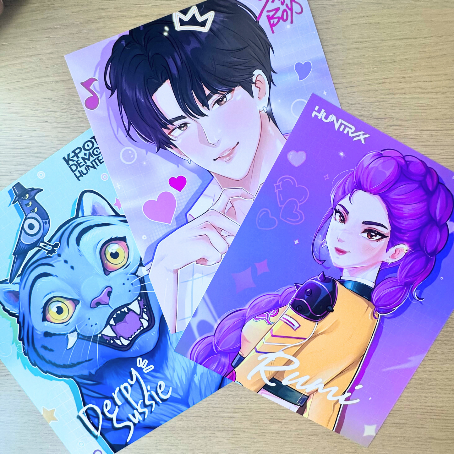 KPOP Demon Hunters Huntrix Poster, New Arrival