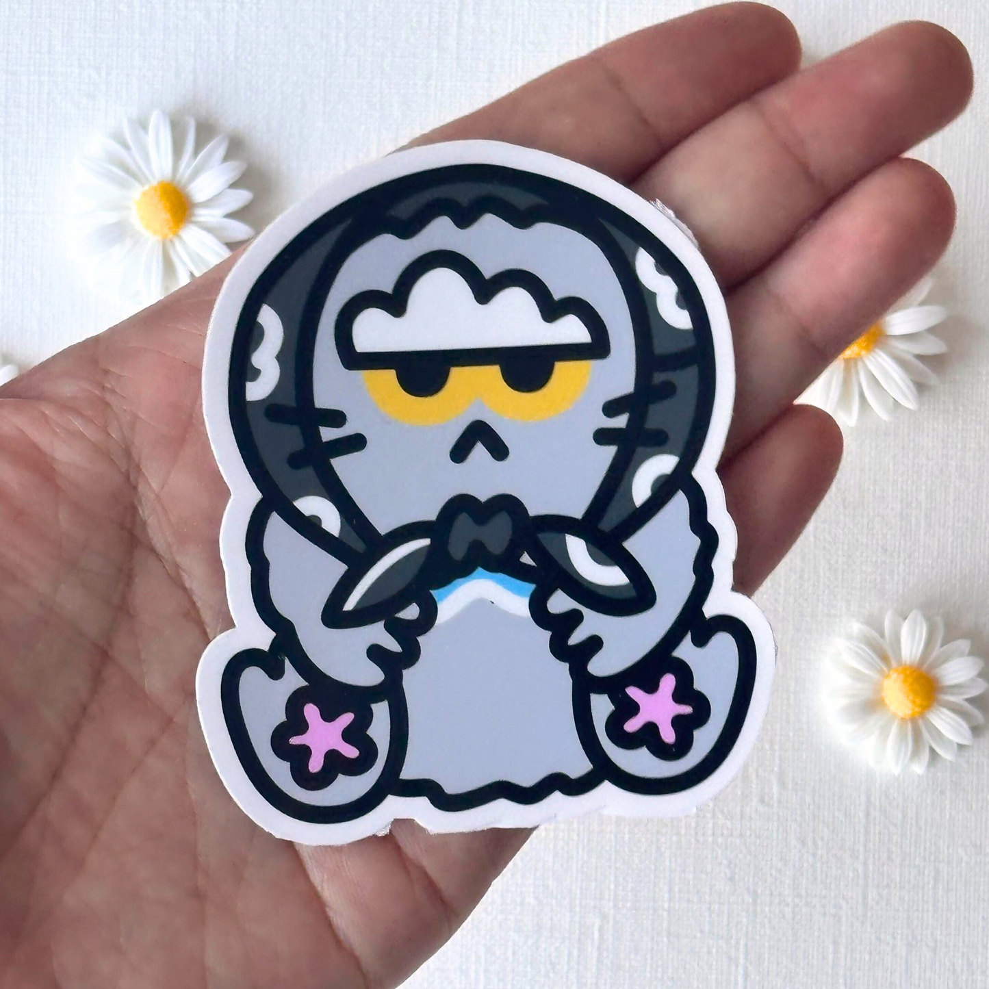 Zoa with Scarf G-DRAGON Vinyl Sticker