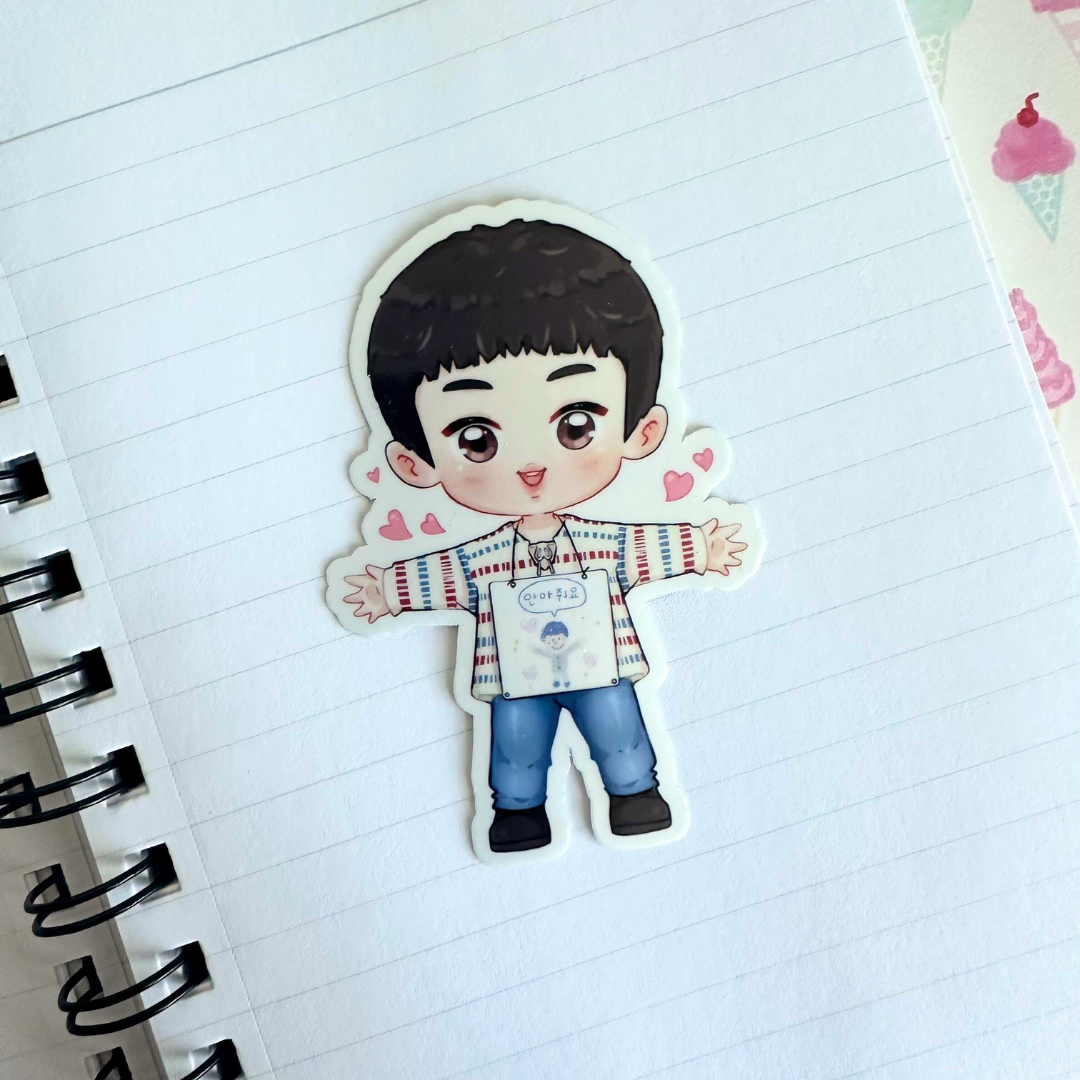 Jin Hug Fiesta Vinyl Waterpoof Sticker