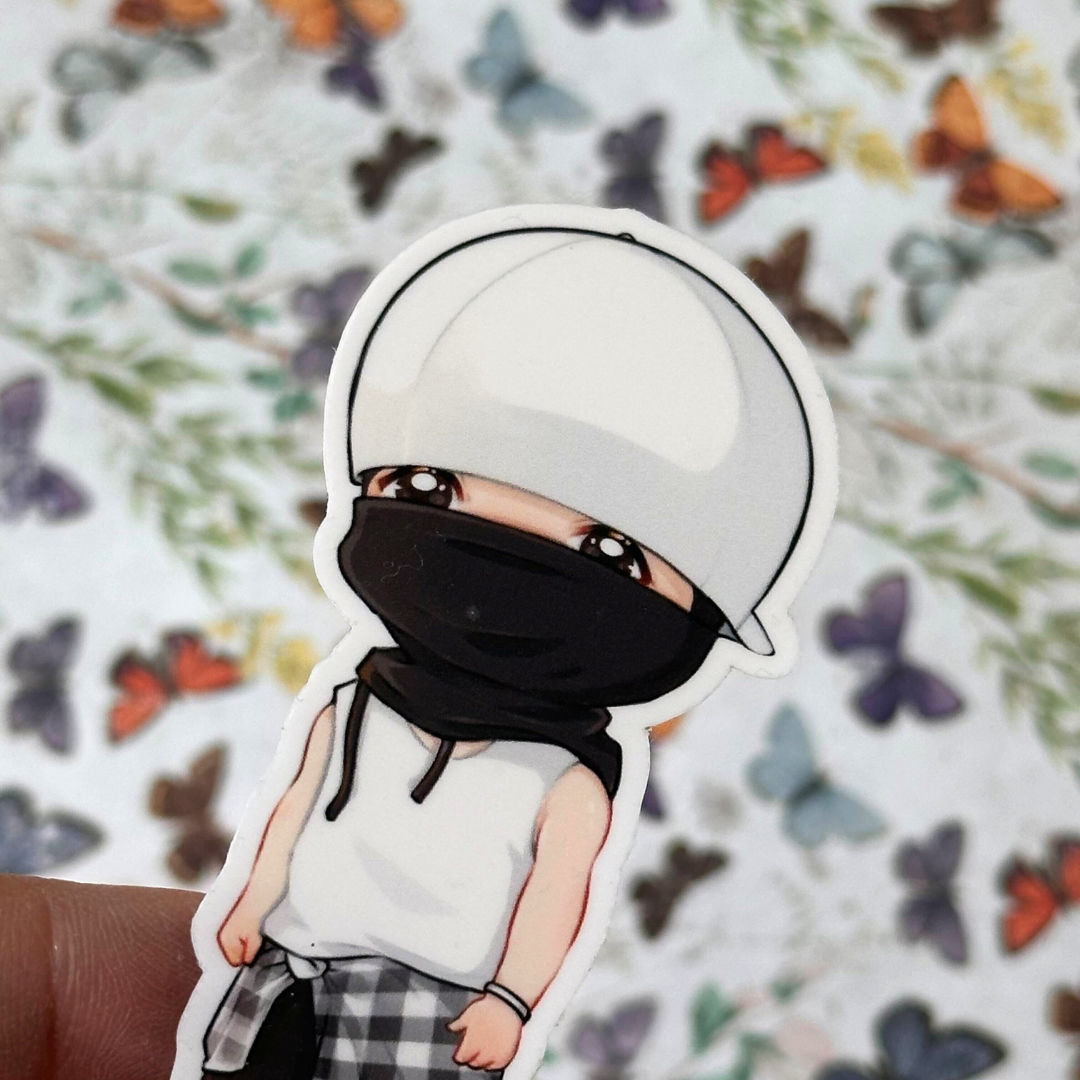 Buff Taehyung Dance Cover Vinyl Waterpoof Sticker