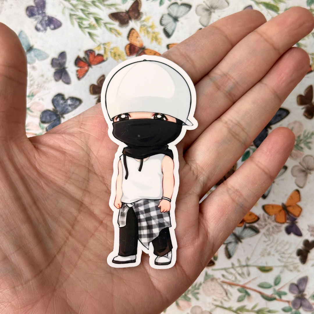 Buff Taehyung Dance Cover Vinyl Waterpoof Sticker