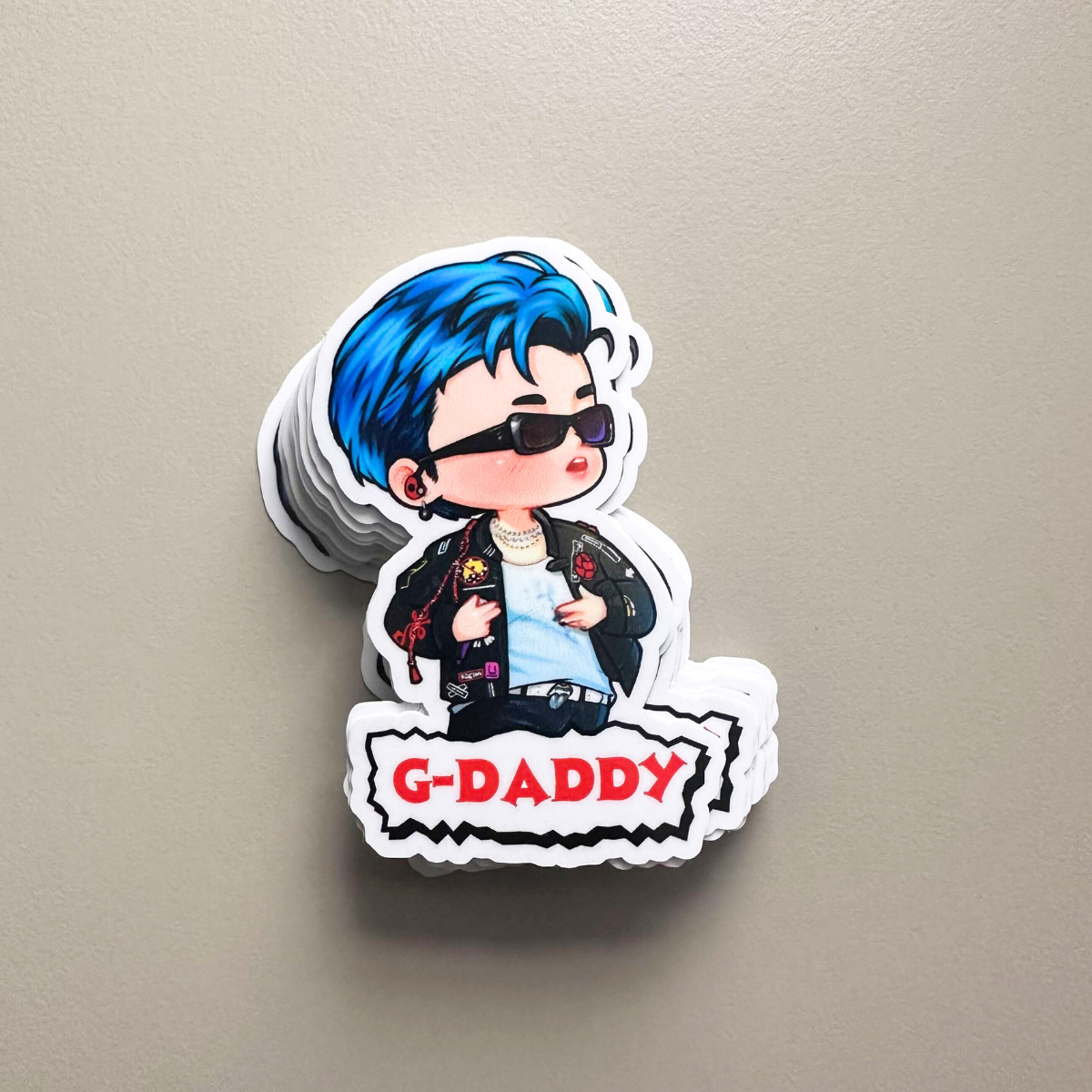 G-DADDY F1 in Singapore G-DRAGON Vinyl Sticker New Arrival