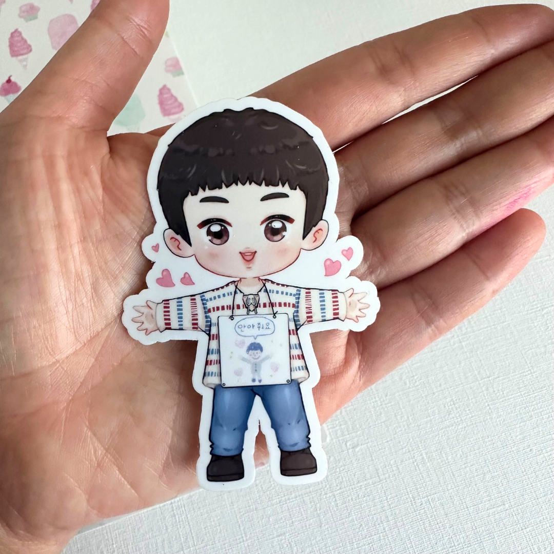 Jin Hug Fiesta Vinyl Waterpoof Sticker
