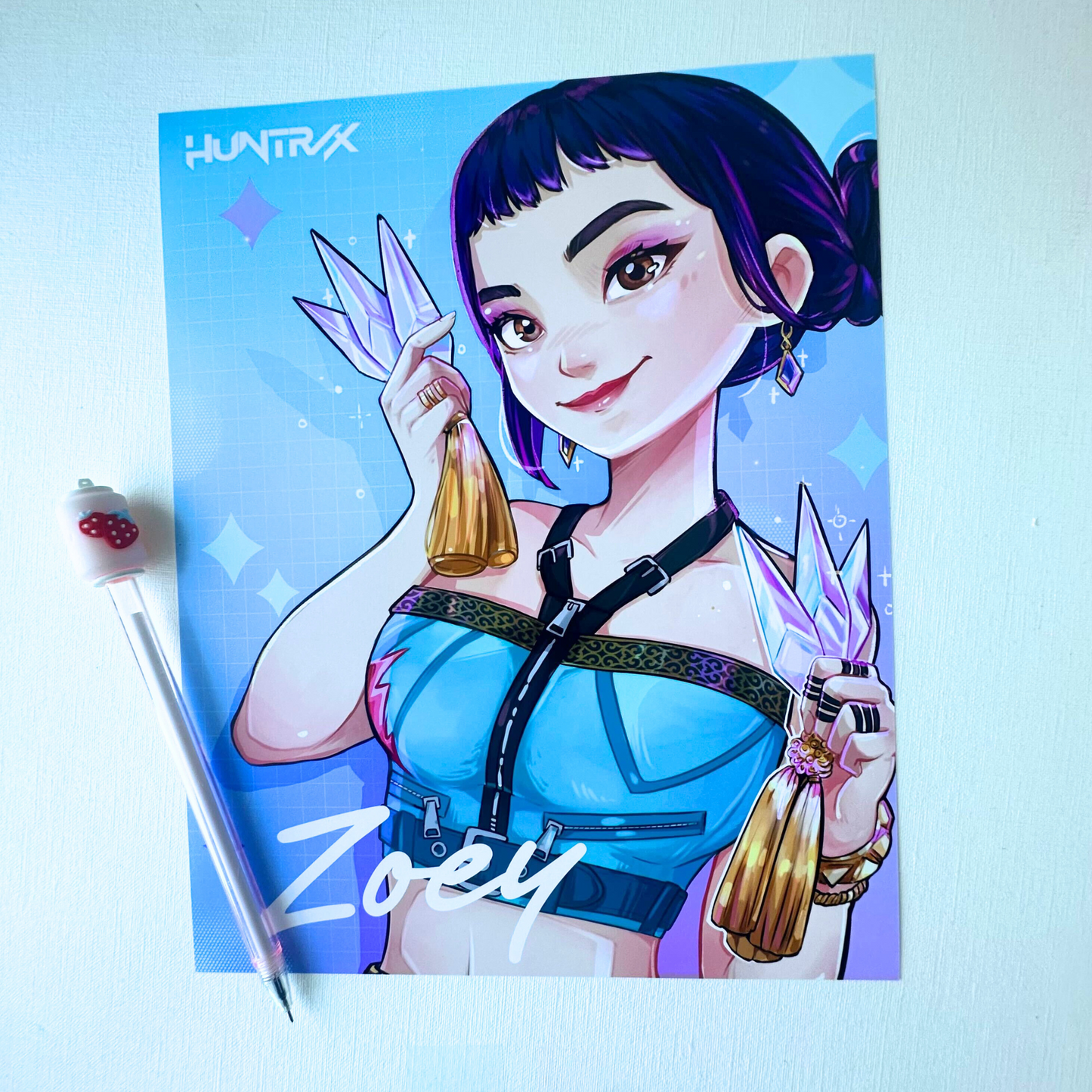 KPOP Demon Hunters Huntrix Poster, New Arrival