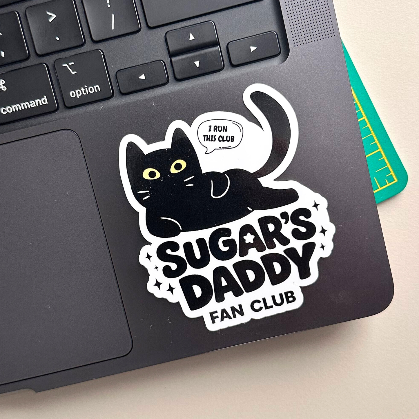 Sugar's Daddy Fan Club Sticker New Arrival