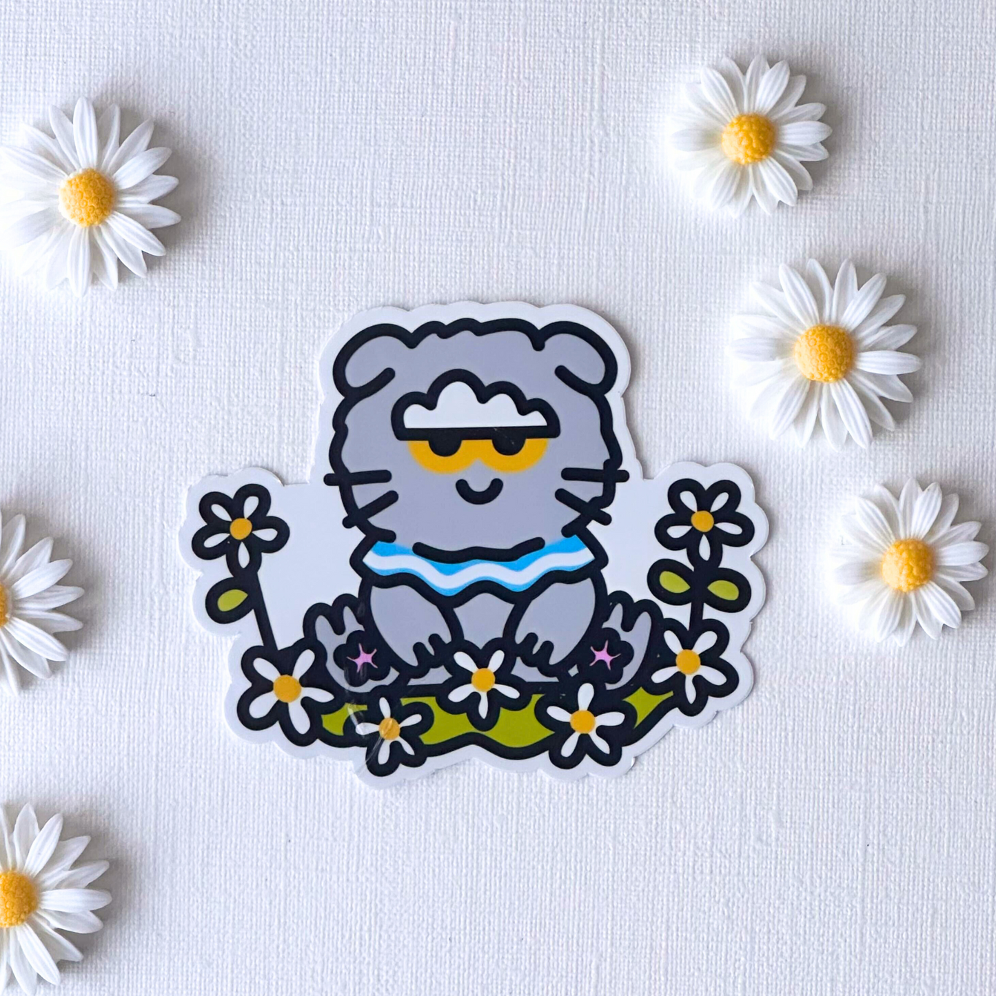 Zoa with Daisies G-DRAGON Vinyl Sticker
