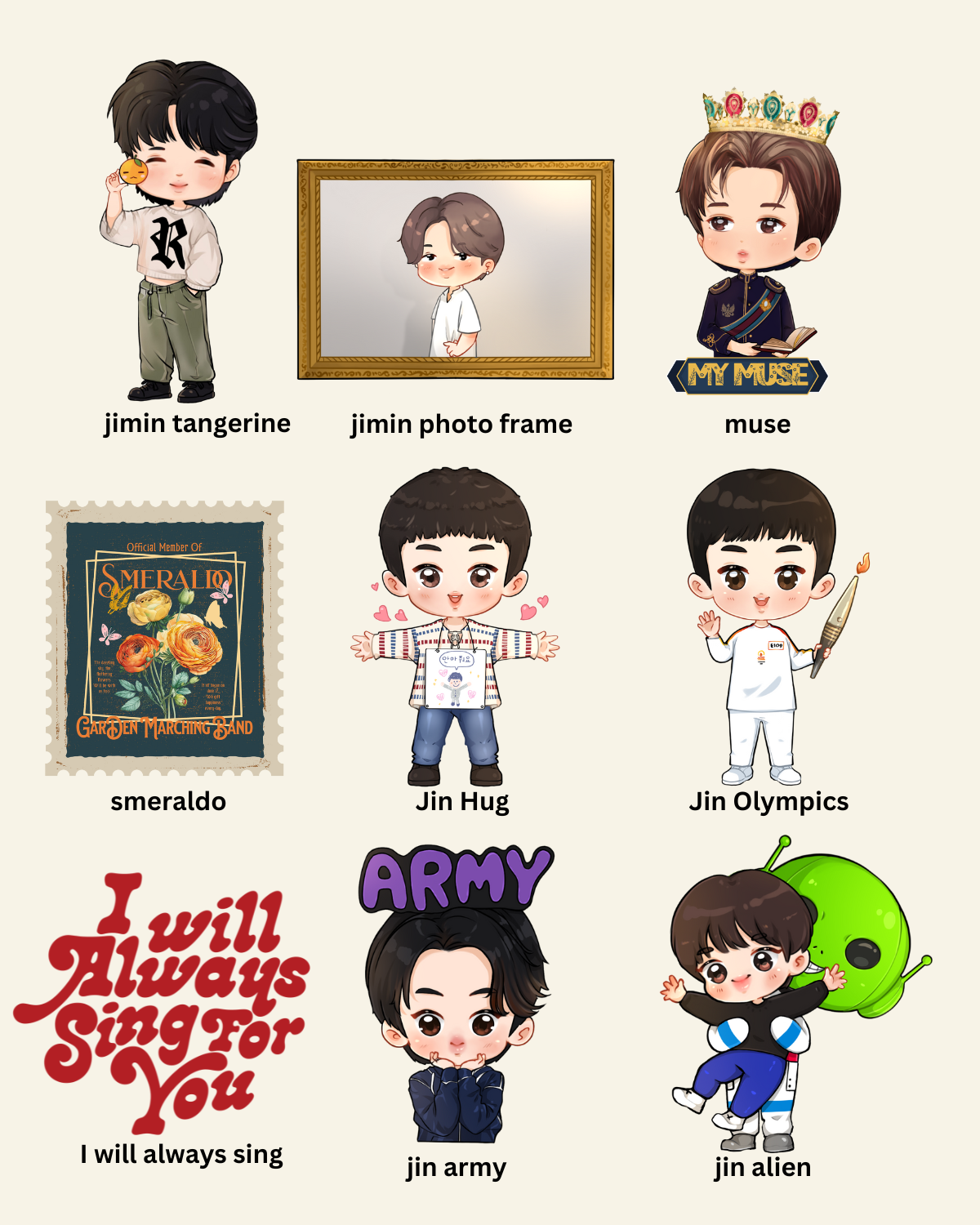 Bangtan Custom Shaped Pillow | Turn any hobihearteu sticker into a pillow