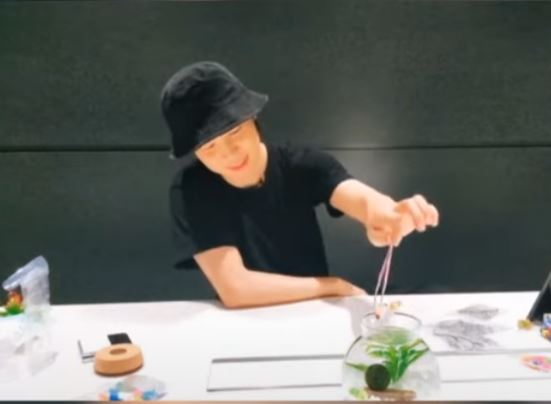 Jimin Live Chimmy Aquarium and Moss ball Suga Vinyl Waterpoof Sticker