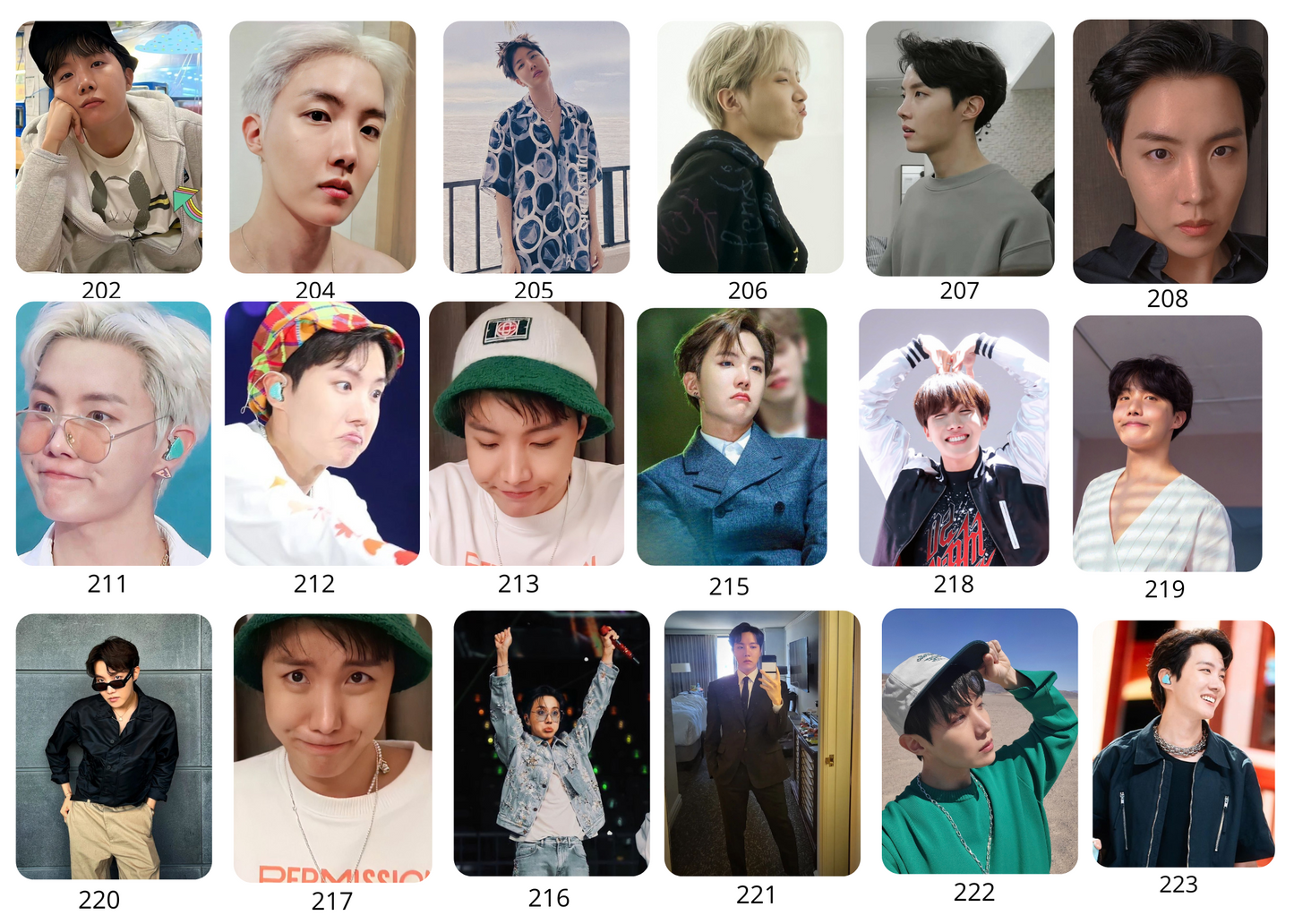 BTS Photo Cards