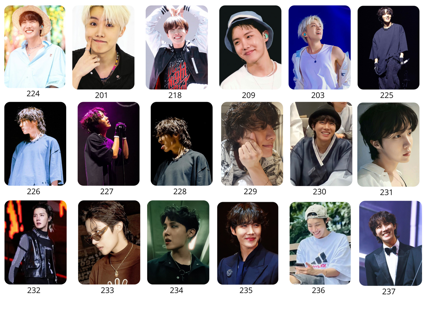BTS Photo Cards