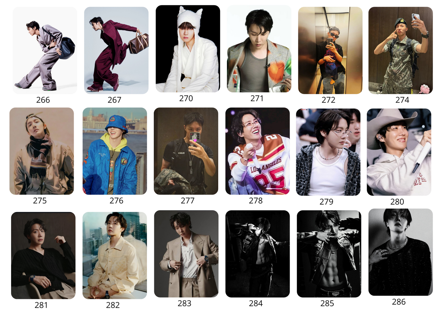 BTS Photo Cards