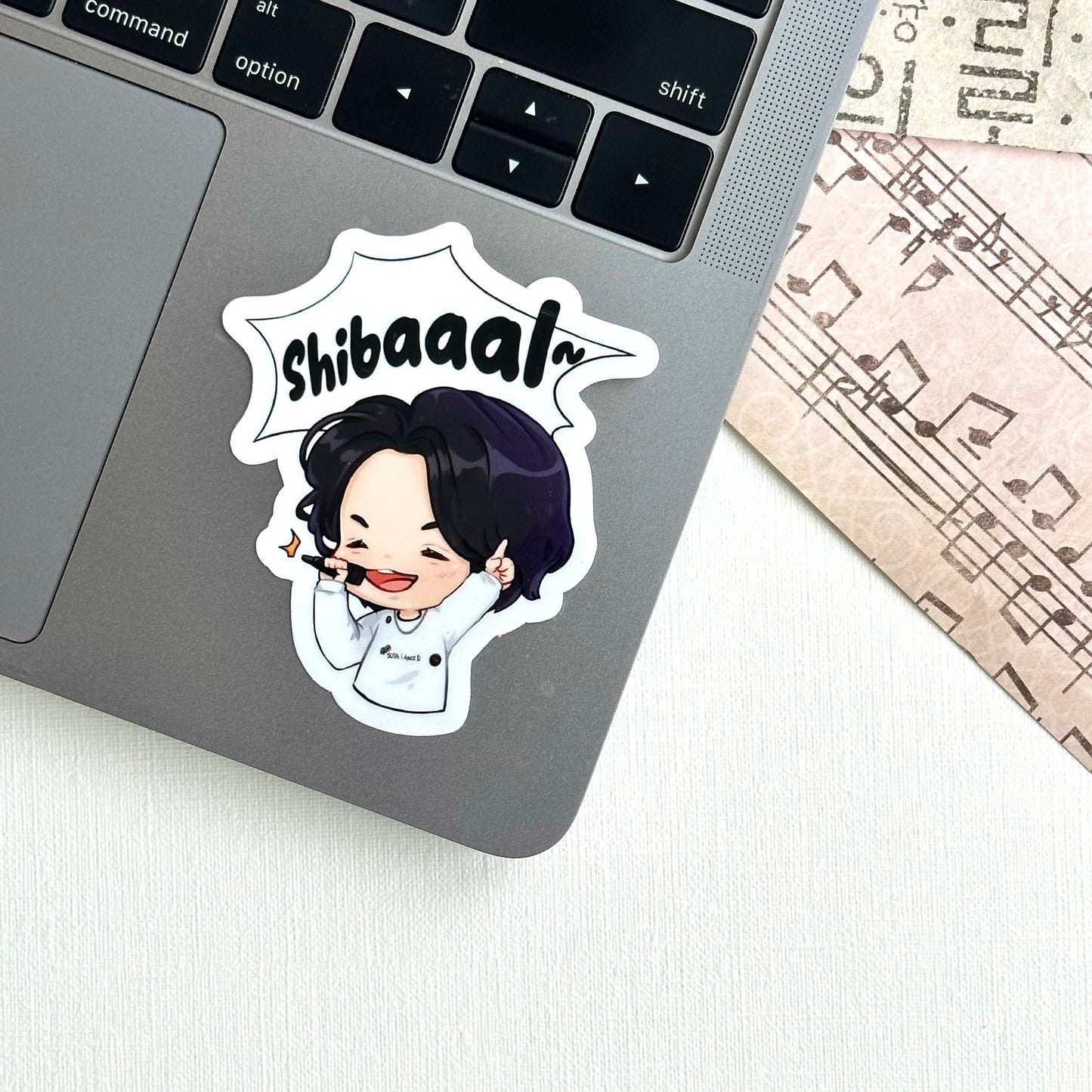 Shibal Yoongi Waterproof Vinyl Sticker
