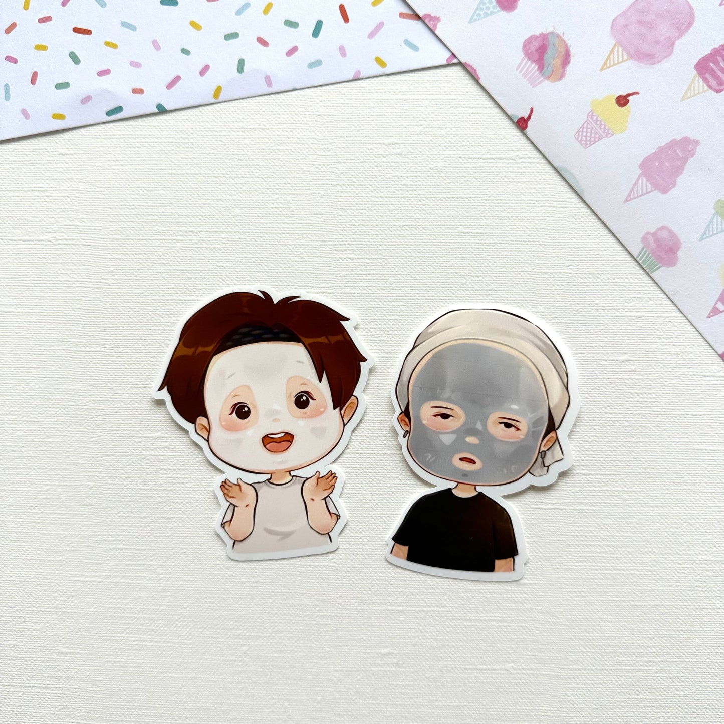 Sope Facemask Live Vinyl Waterproof Sticker