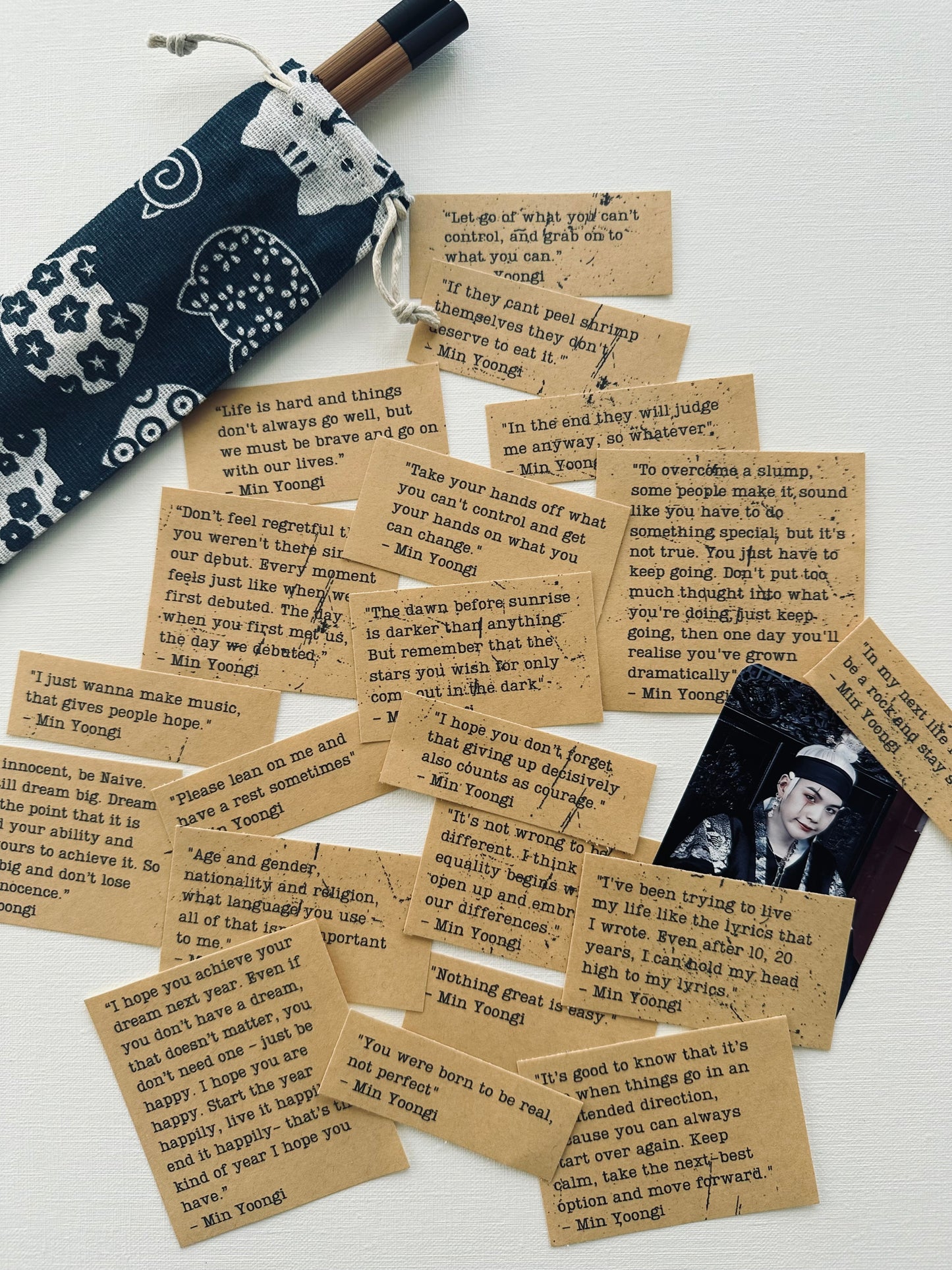 BTS Members Quote Stickers
