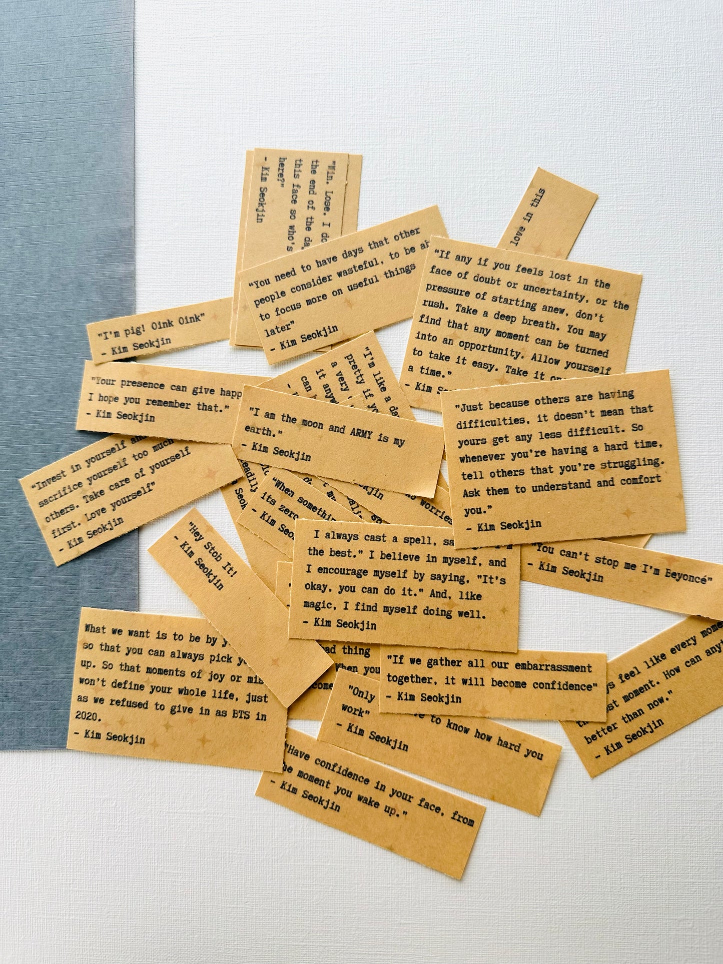 BTS Members Quote Stickers