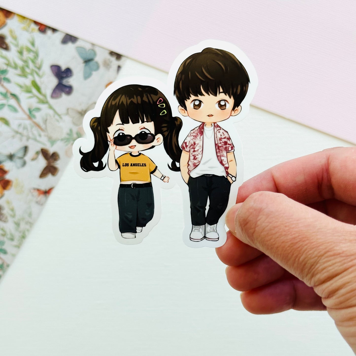 Twenty Five Twenty One Beach Trip Scene Kdrama waterproof sticker