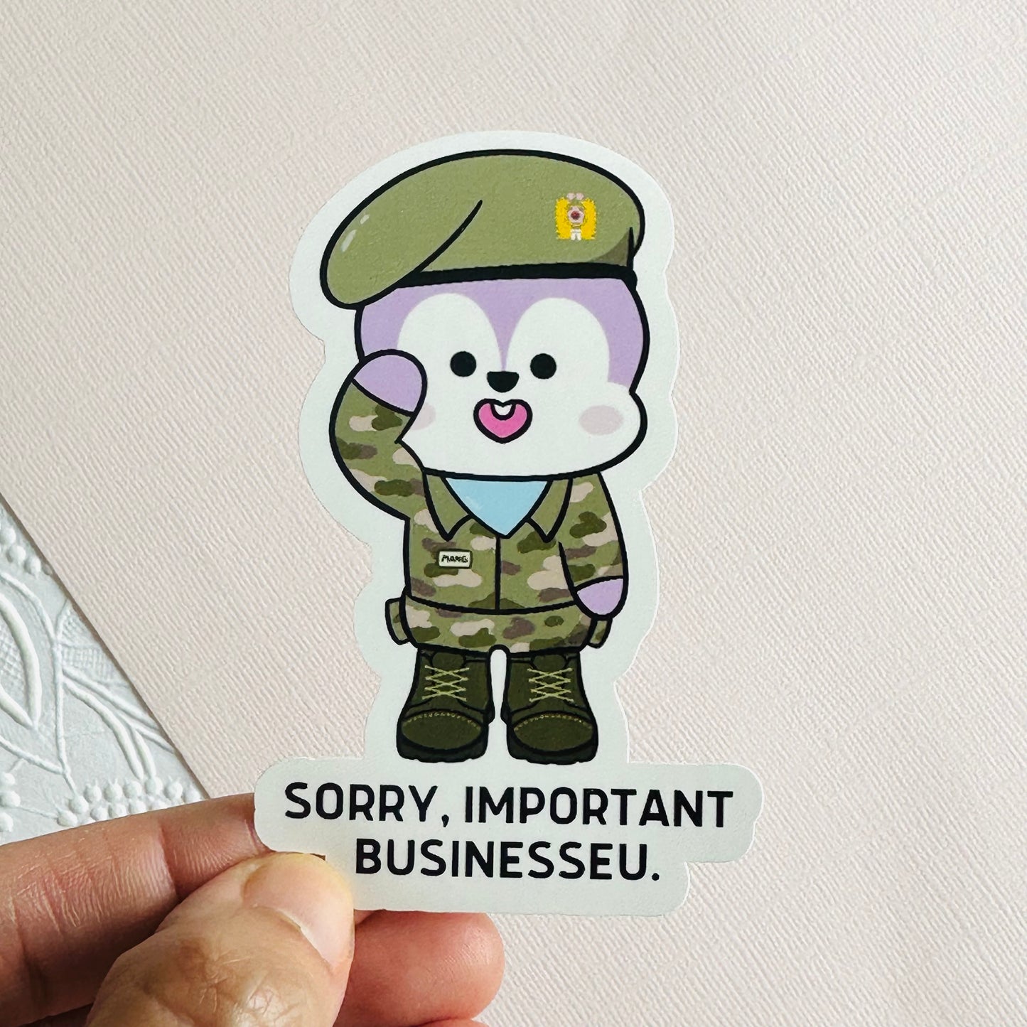 BT21 in the ARMY Vinyl Waterproof Stickers