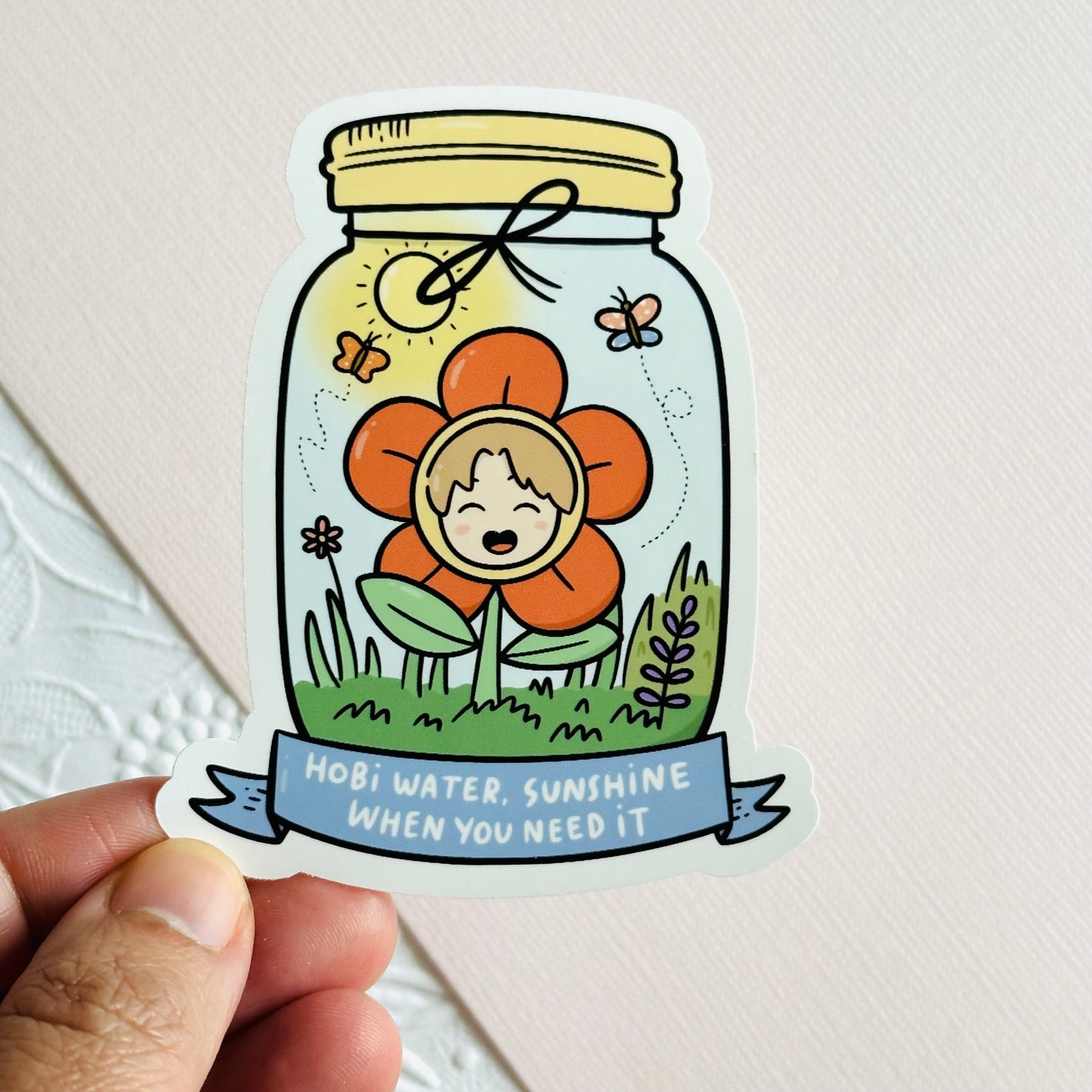 Hobi Water Liquid Sunshine When You Need It Vinyl Waterproof Sticker