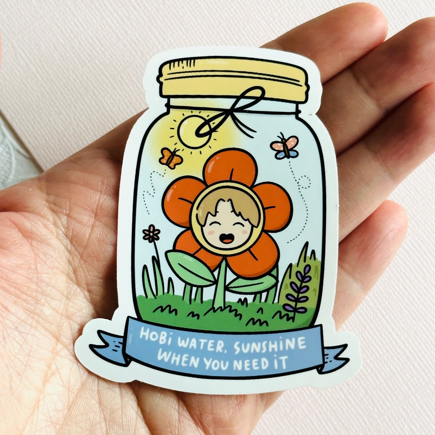 Hobi Water Liquid Sunshine When You Need It Vinyl Waterproof Sticker