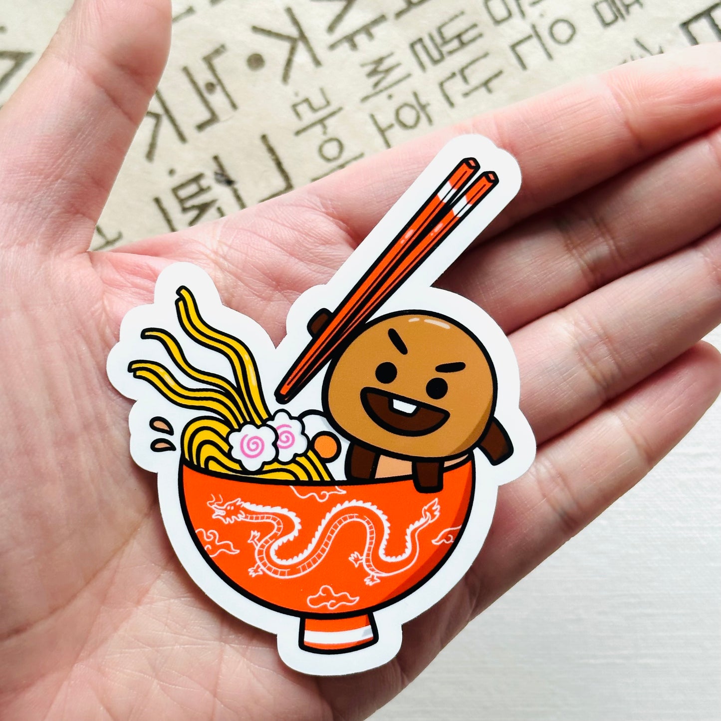 Haegeum Shooky Chopsticks Vinyl Waterpoof Sticker
