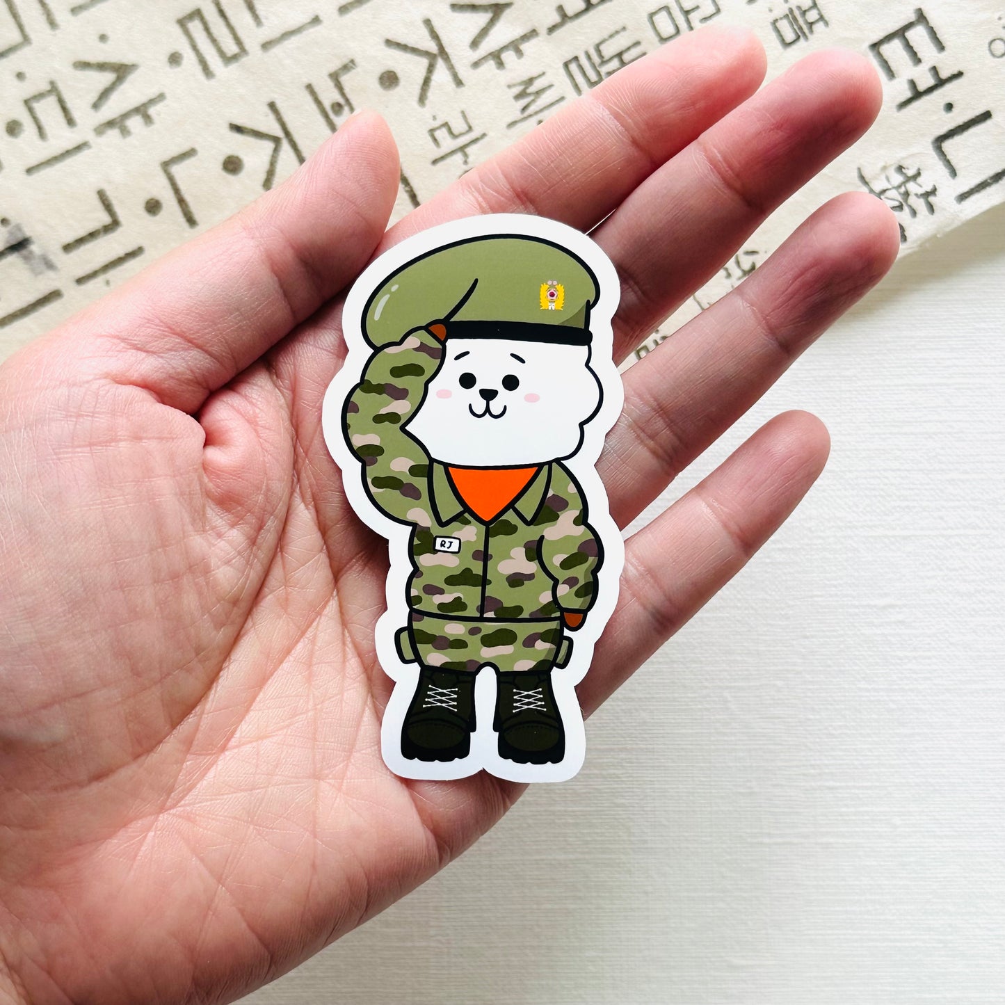 BT21 in the ARMY Vinyl Waterproof Stickers