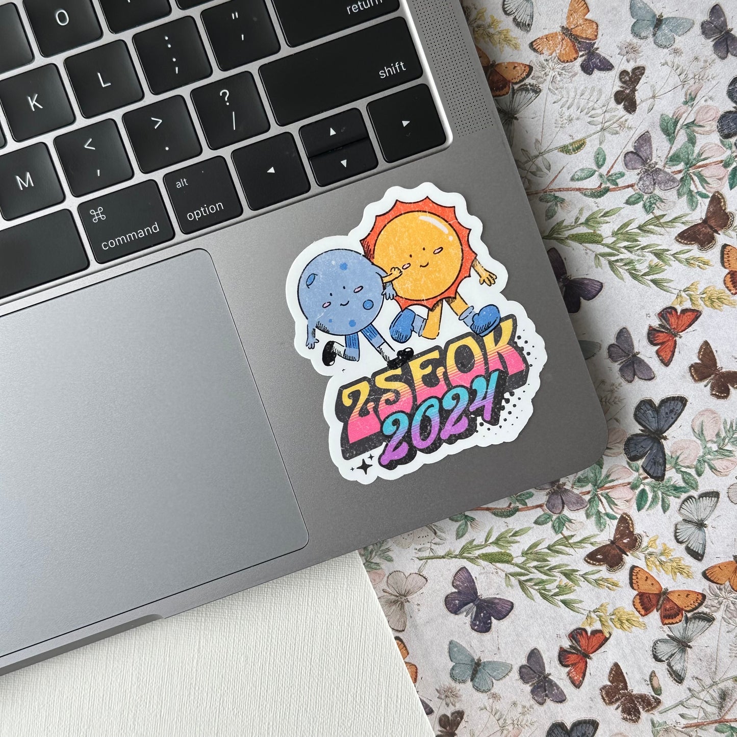 2Seok 2024 Vintage Vinyl Waterpoof Sticker