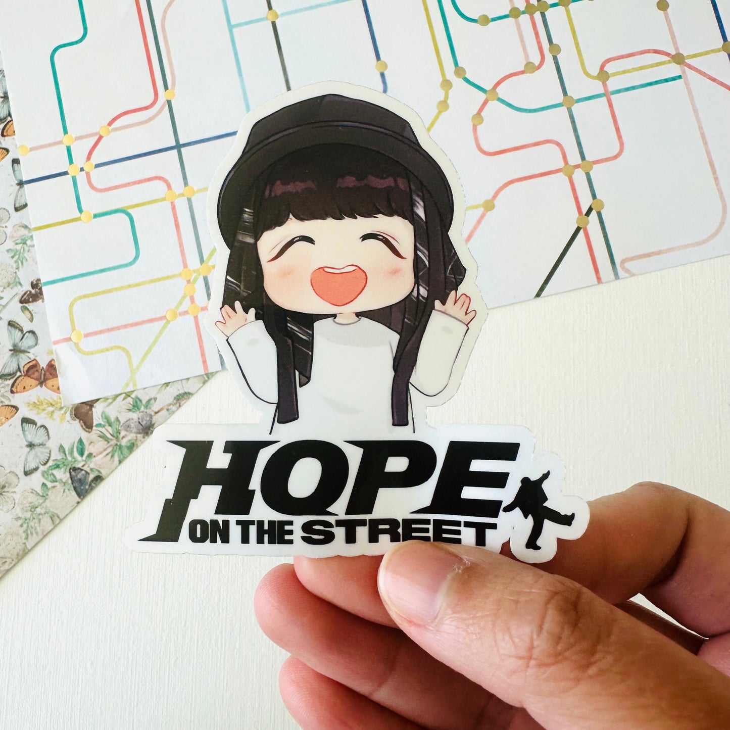 Hope On the Street Vol 1 Vinyl Waterproof Sticker