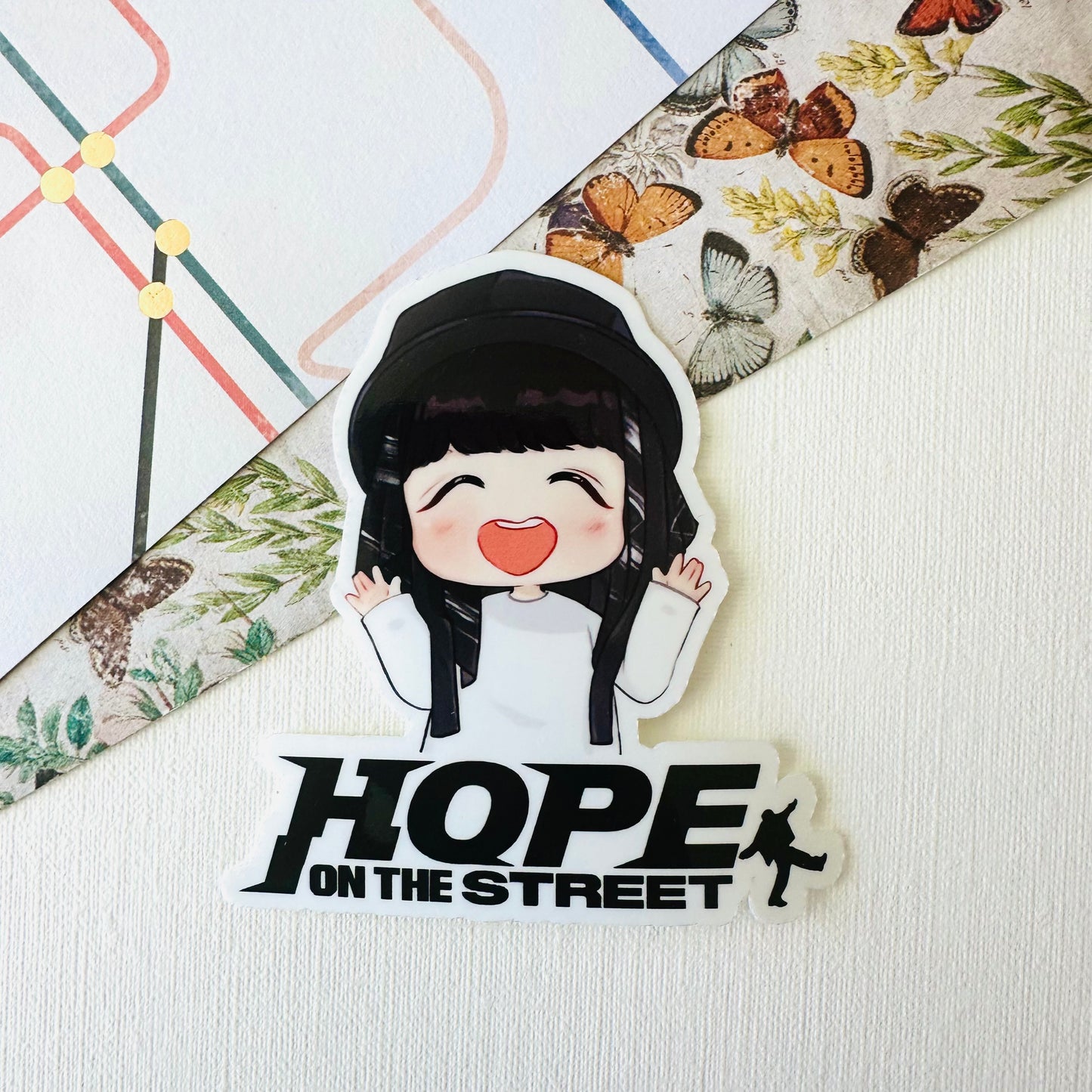 Hope On the Street Vol 1 Vinyl Waterproof Sticker