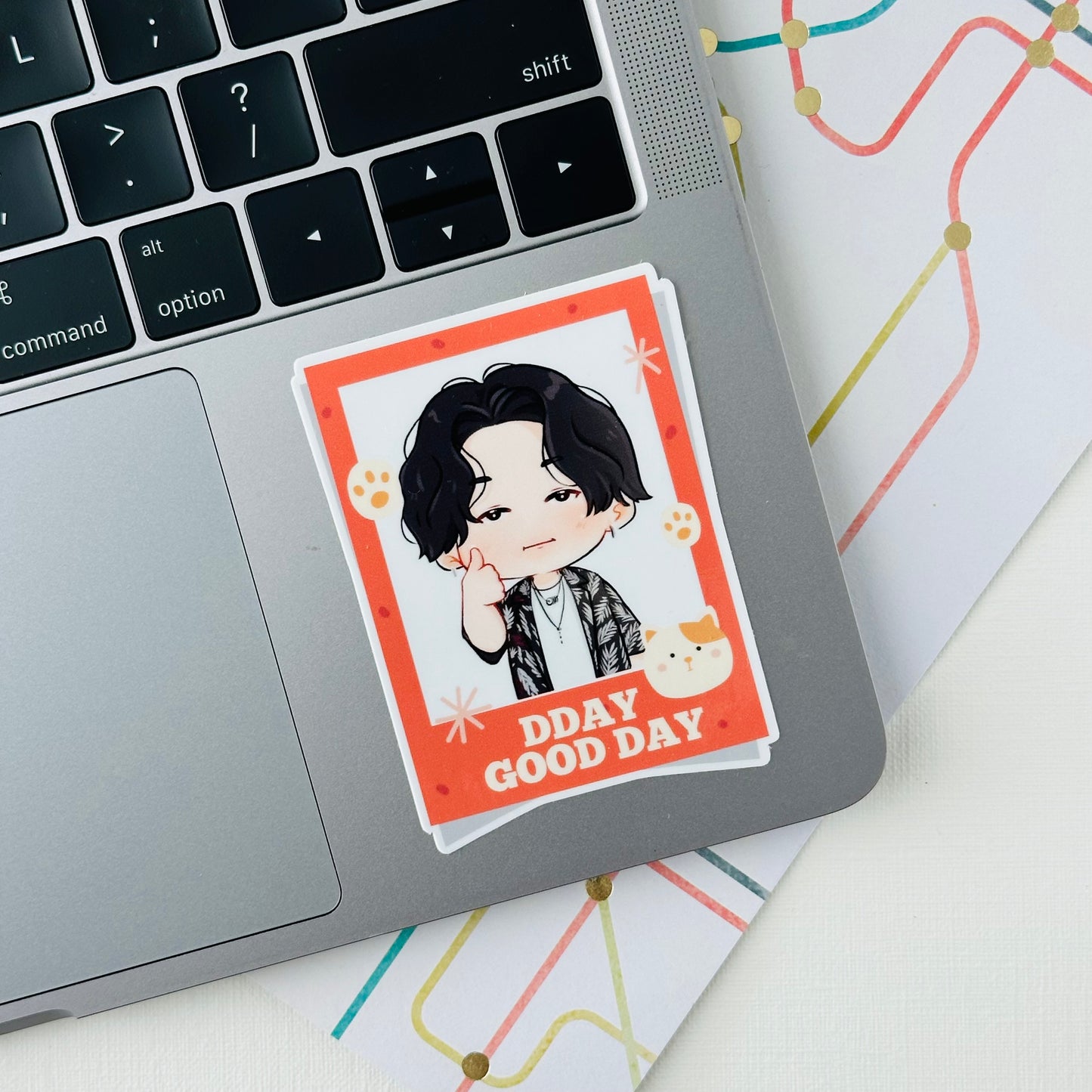 DDAY Good Day Yoongi Vintage Vinyl Waterpoof Sticker