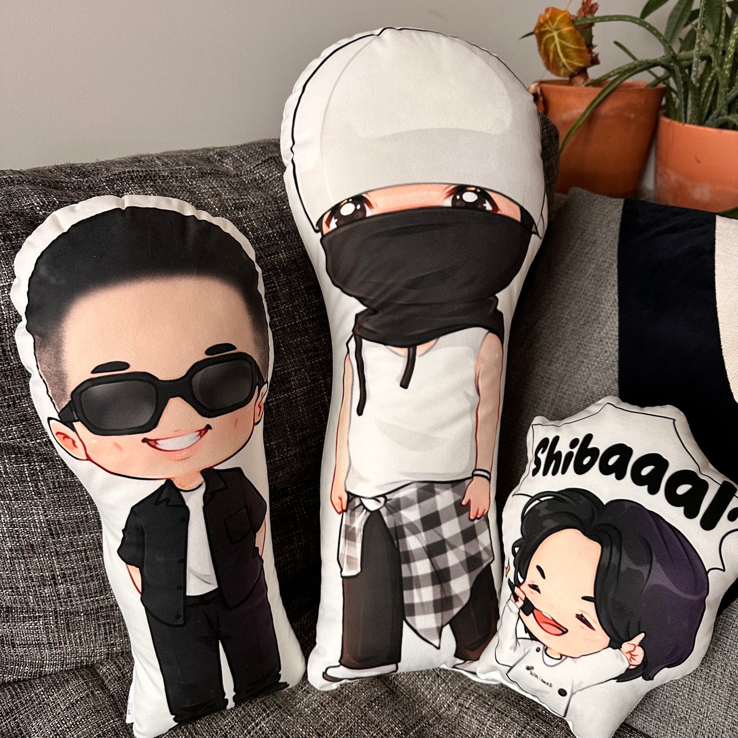 Bangtan Custom Shaped Pillow | Turn any hobihearteu sticker into a pillow