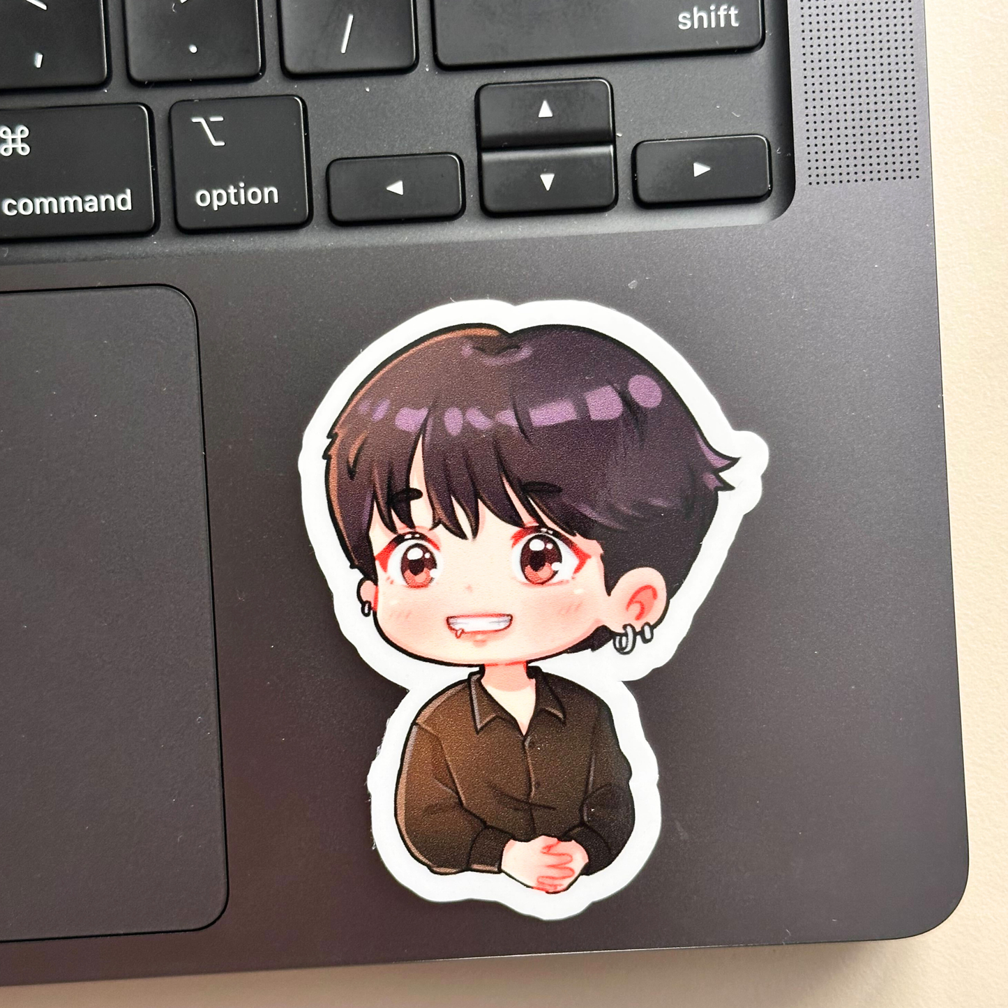 Jungkook Meme Face Interview Vinyl Waterproof Sticker