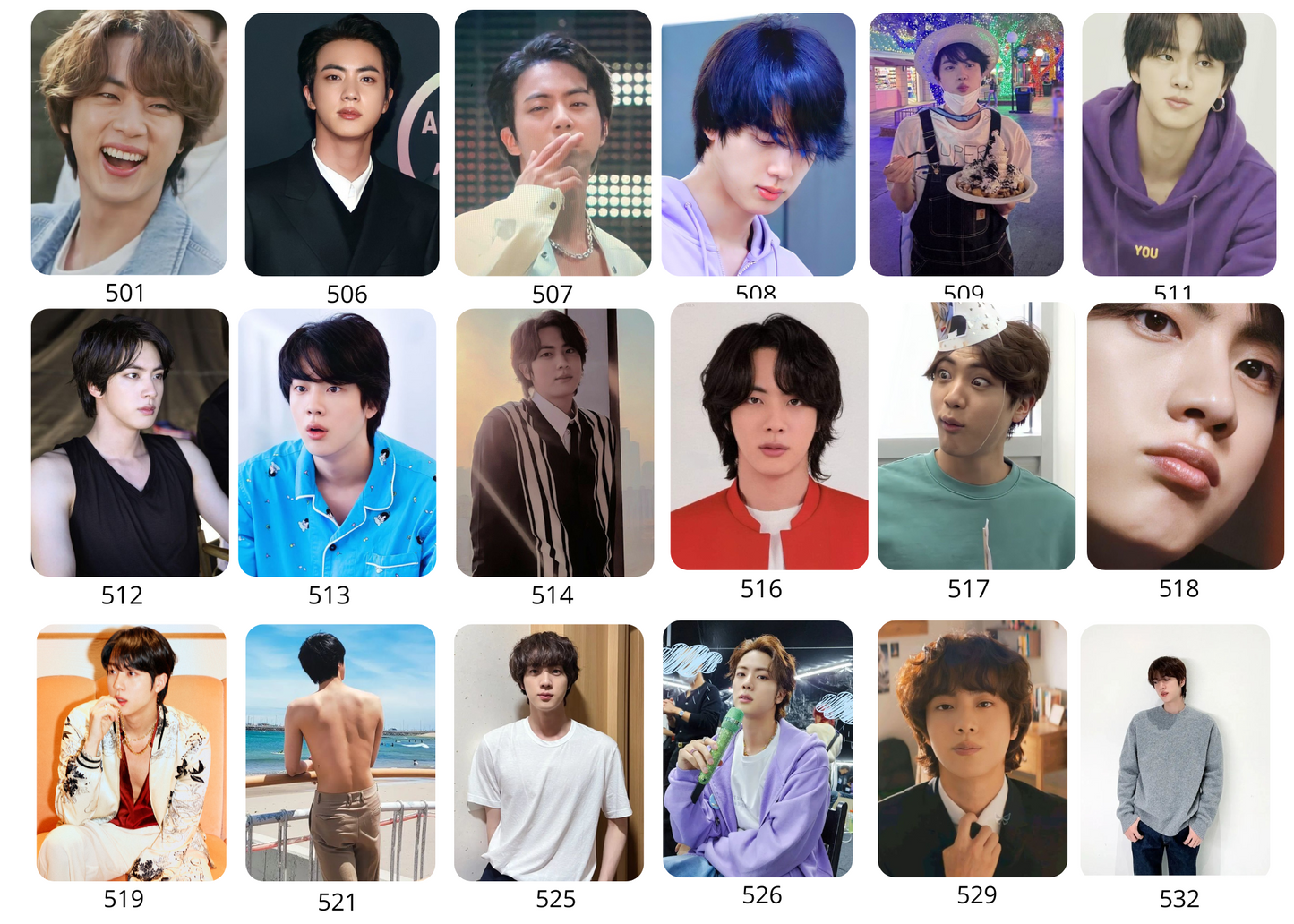 BTS Photo Cards