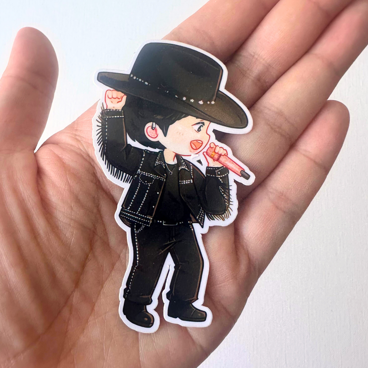 Cowboy Jin Rope It BTS Sticker Vinyl Waterpoof Sticker