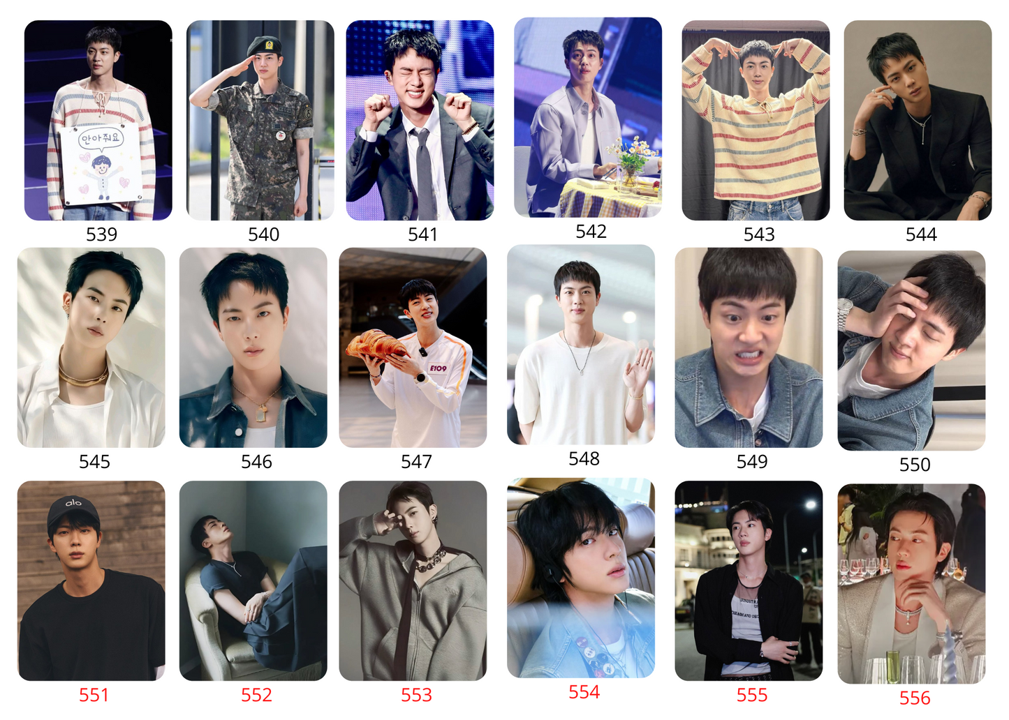 BTS Photo Cards