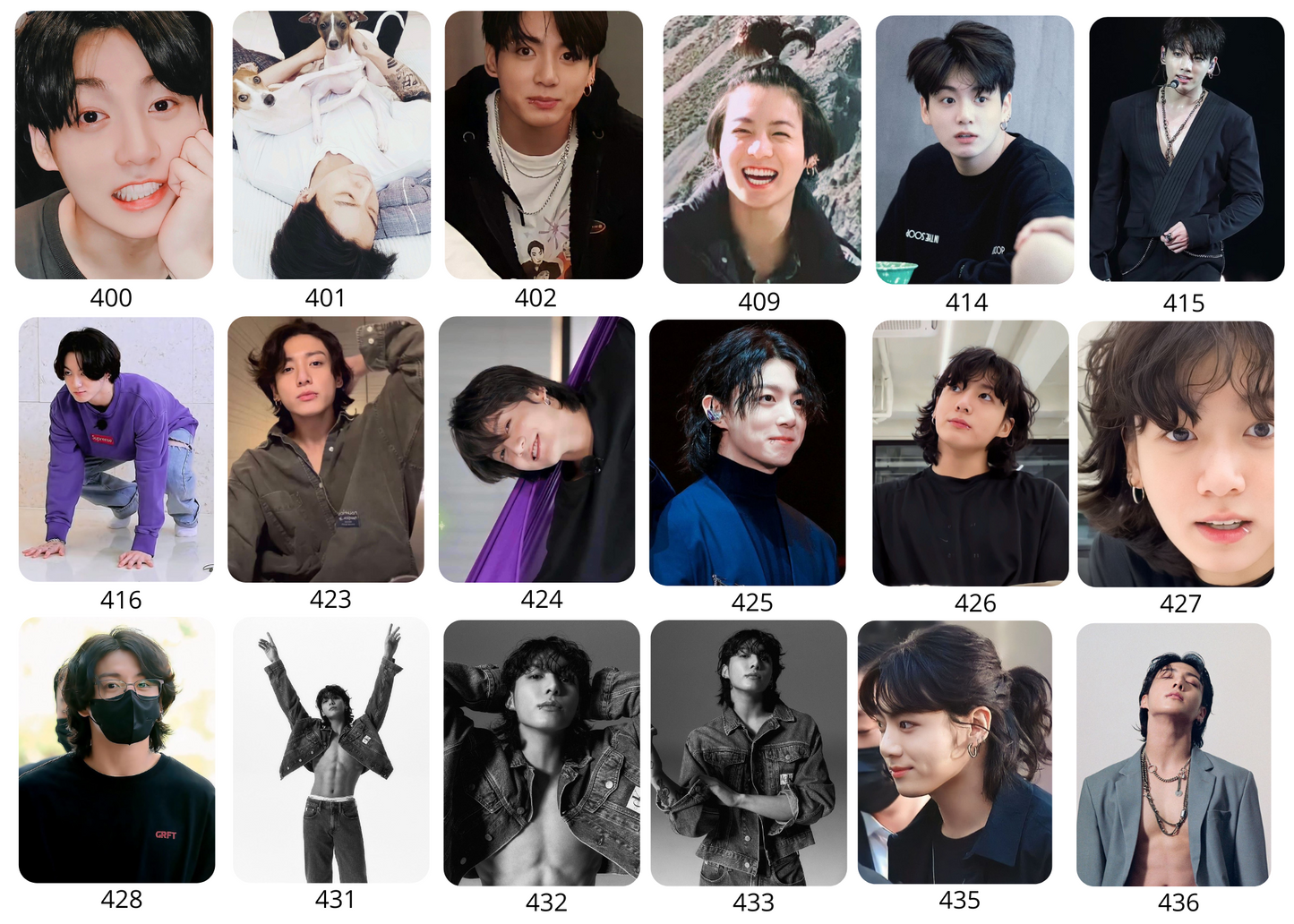 BTS Photo Cards