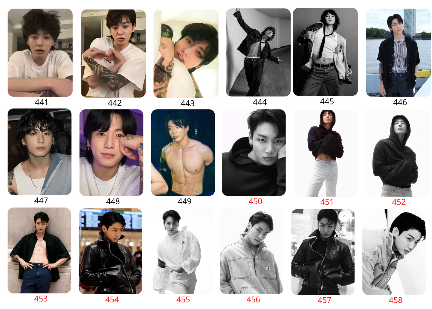 BTS Photo Cards