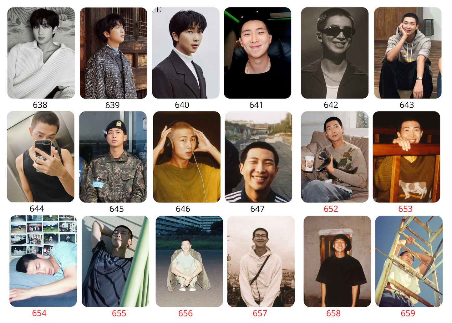 BTS Photo Cards