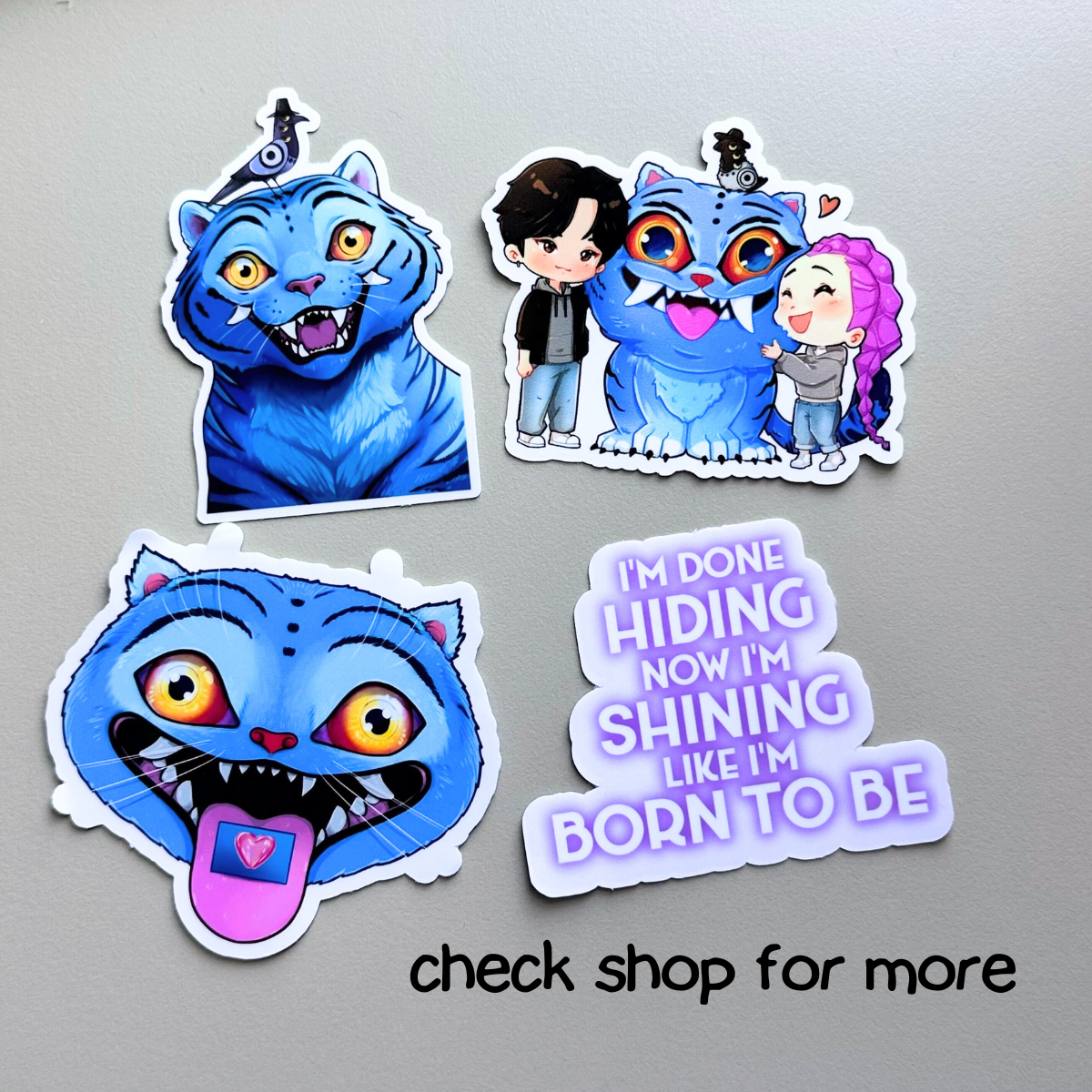 Golden Lyrics Kpop Demon Hunters Vinyl Waterproof Sticker | New Arrival