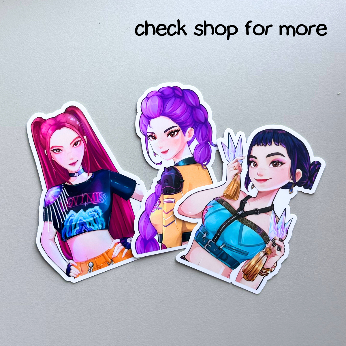 Rumi Huntrix Kpop Demon Hunters Vinyl Waterproof Sticker | New Arrival