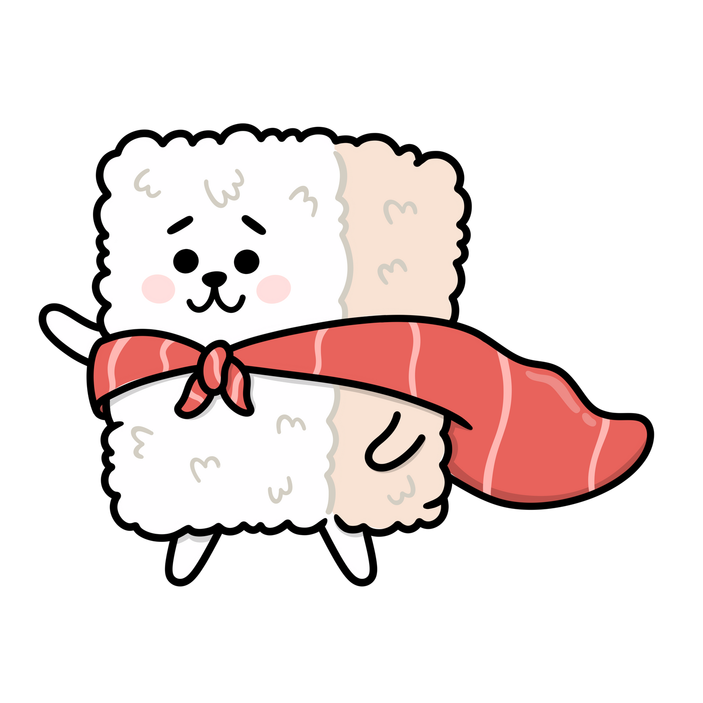 Super Tuna RJ Sushi Nigiri Vinyl Waterproof Sticker