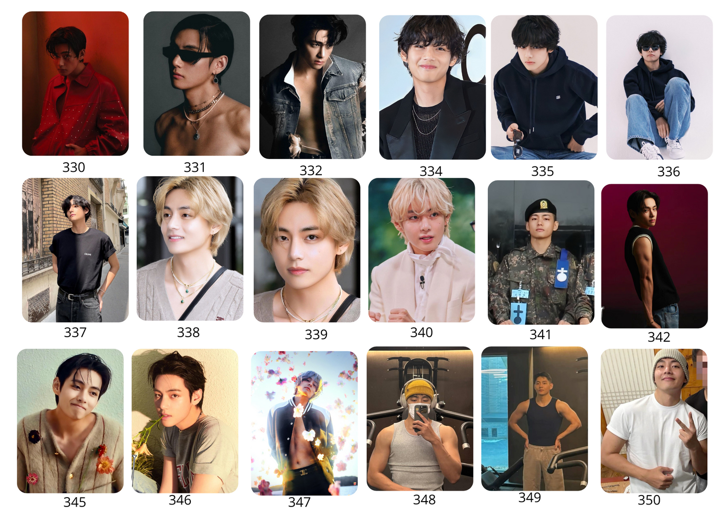 BTS Photo Cards