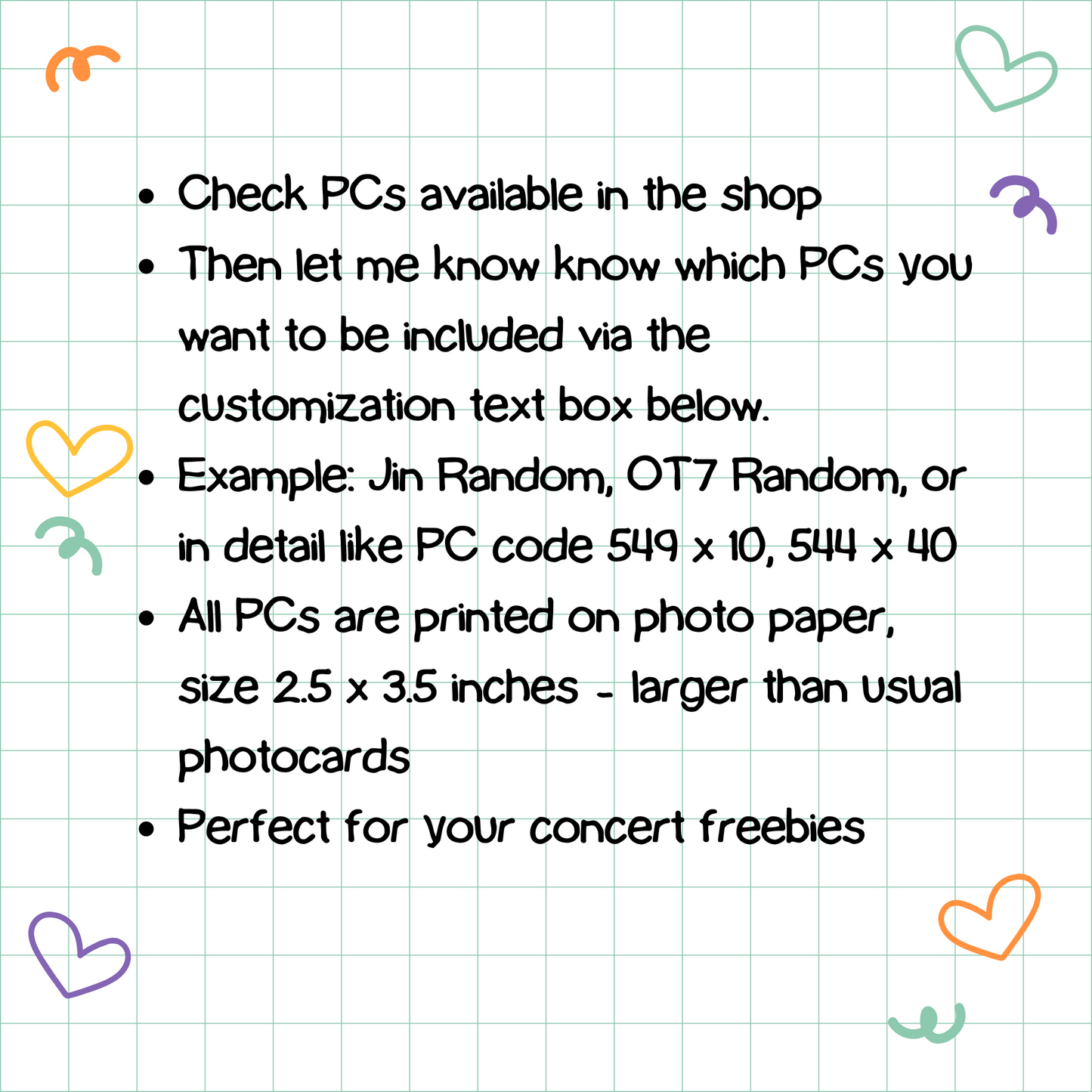 50/100 PCS Photo Cards Bulk Order for Concert Freebies