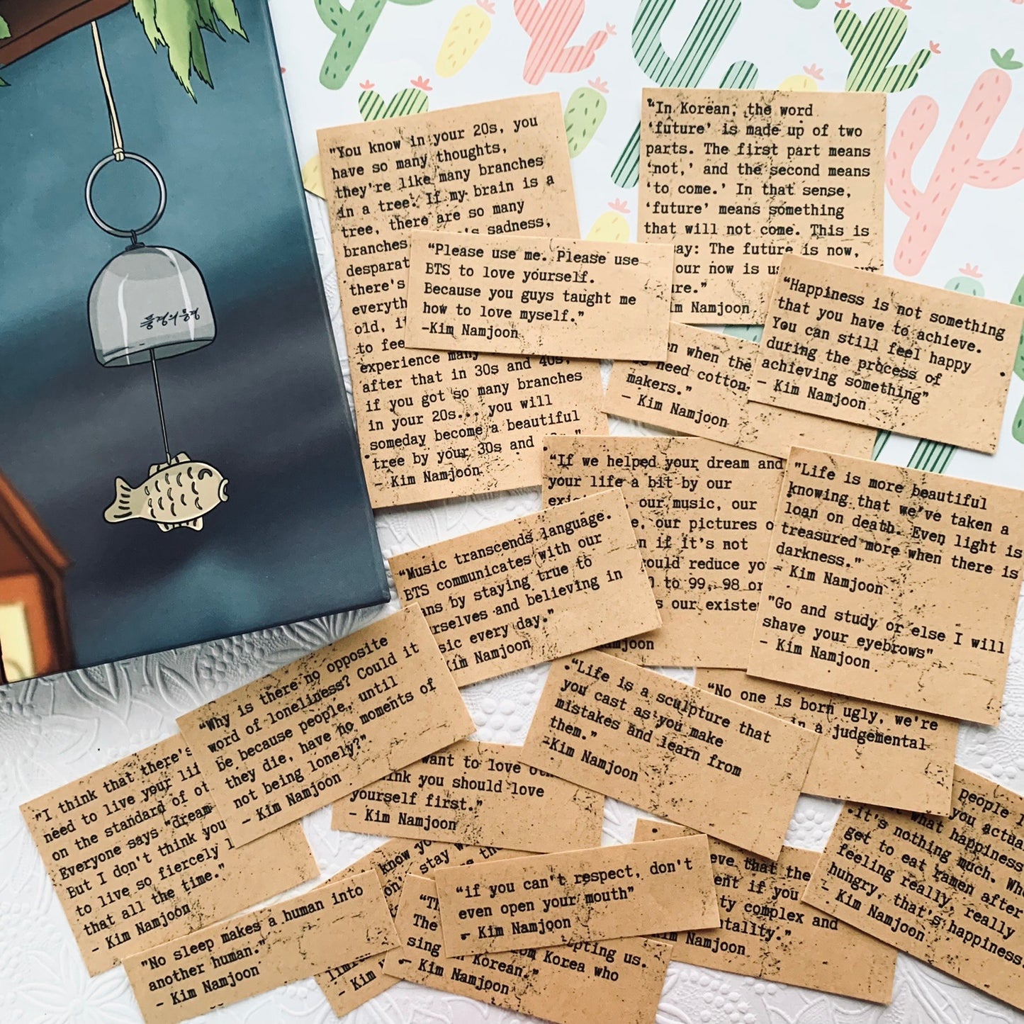 BTS Members Quote Stickers