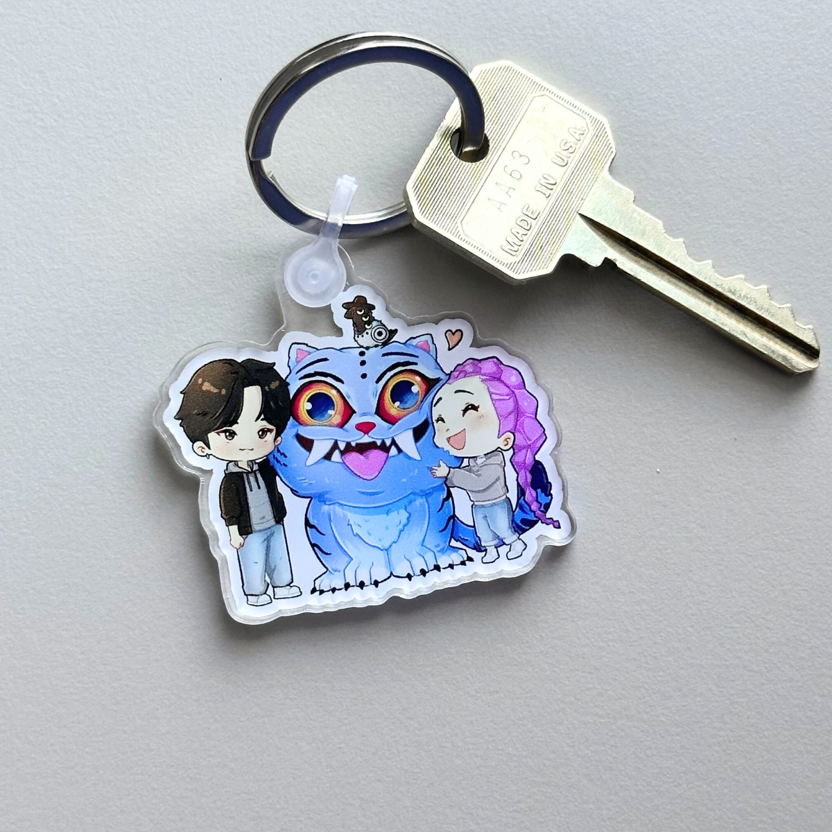 Rumi Jinu and Derpy Keychain Kpop Demon Hunters | New Arrival