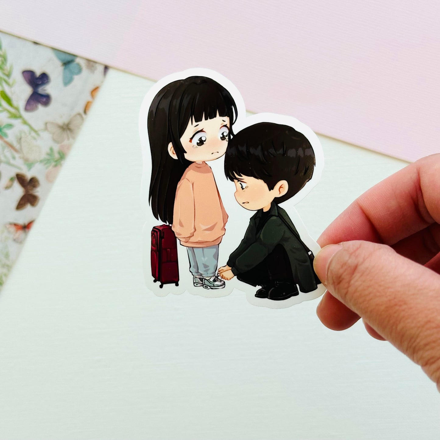 Twenty Five Twenty One Break Up Scene Kdrama waterproof sticker