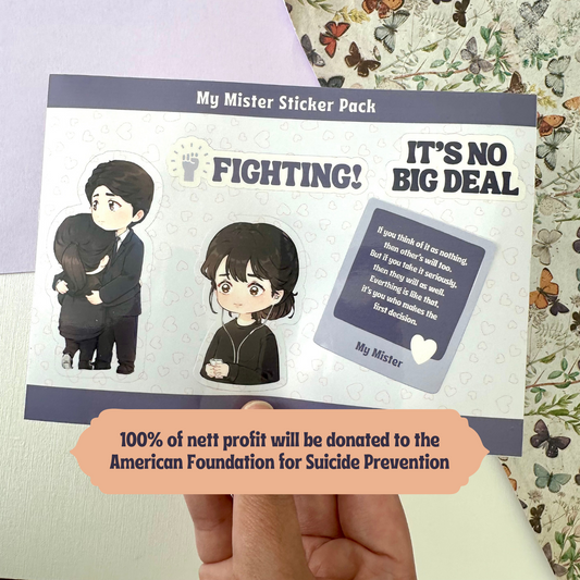 My Mister Sticker Pack Kdrama  | IU Lee Sun Kyun