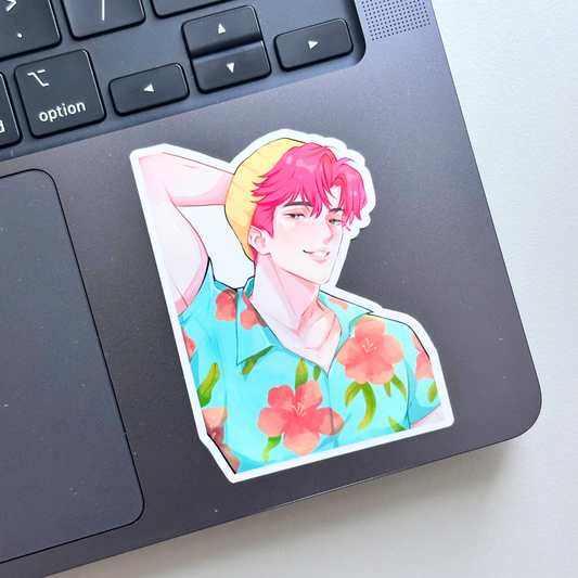 Abby Saja Boys Kpop Demon Hunters Vinyl Waterproof Sticker | New Arrival