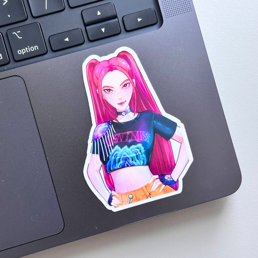 Mira Huntrix Kpop Demon Hunters Vinyl Waterproof Sticker | New Arrival