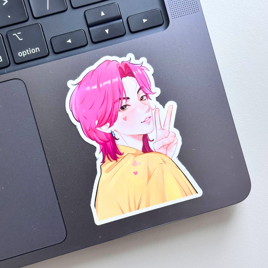 Romance Saja Boys Kpop Demon Hunters Vinyl Waterproof Sticker | New Arrival