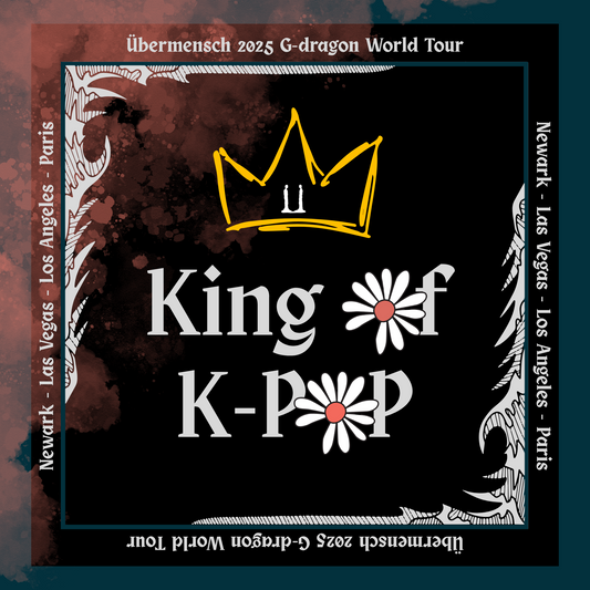G-Dragon Ubermensch Scarf Bandana Concert Tour King of Kpop